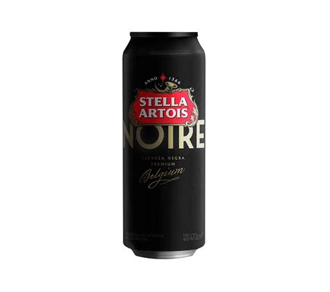 Cerveza Stella Artois Noire Lata 473 Ml Pack X 6