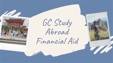 Georgia College Study Abroad Financial Aid Video Youtube