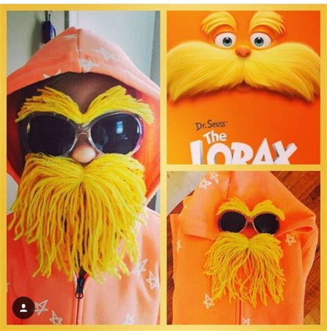Diy Dr Seuss Lorax Costume Super Easy I Used 2 Different Shades Of