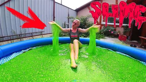 БАССЕЙН ЛИЗУНА 😱 Slime Pool Challenge Самый ГИГАНТСКИЙ СЛАЙМ БЕЗ КЛЕЯ