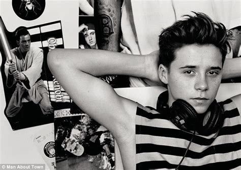 Brooklyn Beckham Makes His Modelling Debut On Cover Of Man About Town