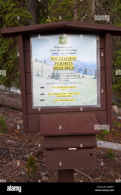 Lucky Lake Trailhead Register Cascade Lakes National Scenic Byway