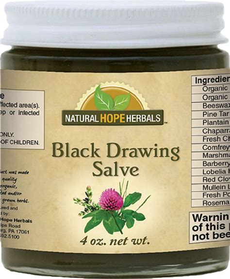 Black Herbal Salve All Natural 11 Herb Blend With Pine Tar