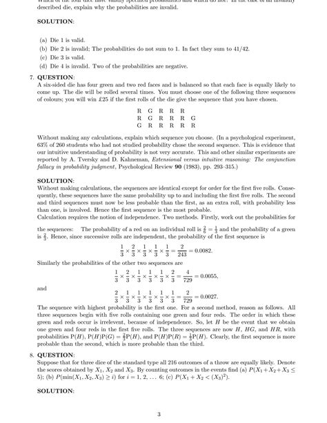 Solution Probability And Statistics Exercises And Solutions Studypool