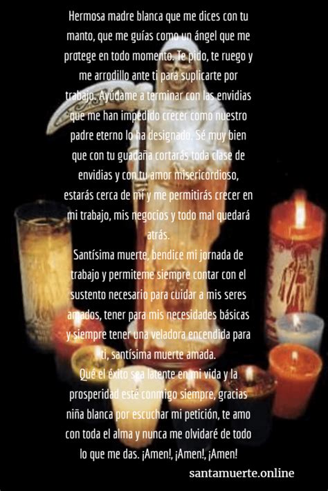 Oración Para El Trabajo A La Santa Muerte ¡legará Pronto