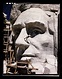 Carving of Abraham Lincoln at Mount Rushmore, from the Mount Rushmore ...