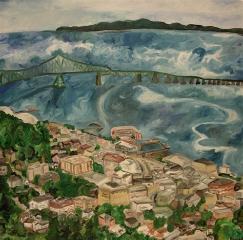 Raschel Larsens Paintings Oregon Coast