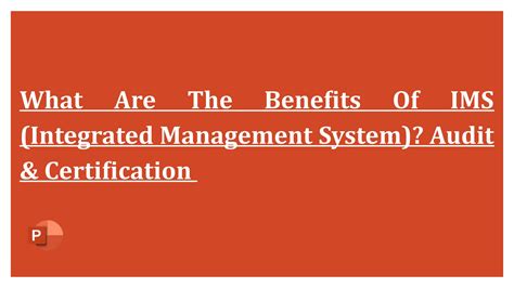 What Are The Benefits Of Ims Integrated Management System Audit