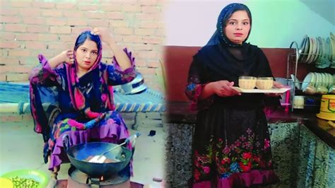 aaj maine banaya mazedar bhindi ka salan shaam ki routine pakistan village life punjabi vlog