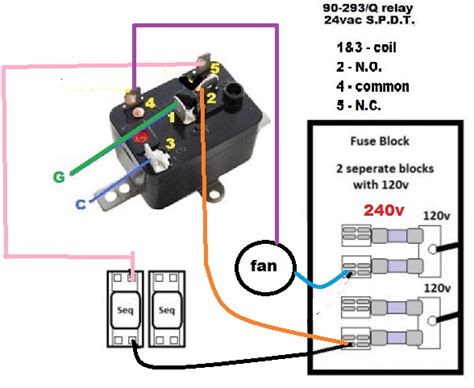 The outside unit won't come on, only the electric heaters in the furnace he took all of the thermostat wires apart and didn't label them. Wiring Diagram Older Furnace Heater Relay - Wiring Diagram Schemas