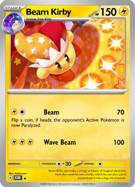 Beam Kirby Kryptonite Pokécardmaker net