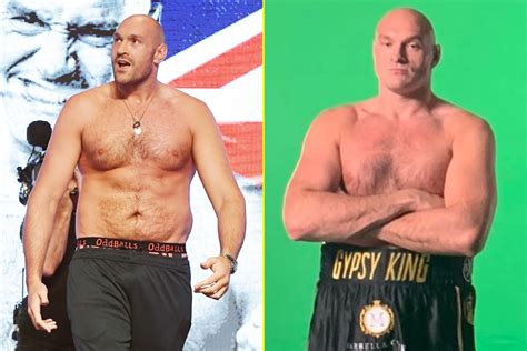 Tyson Fury Tyson Fury Shows Off His And Mike Tyson S Incredible Body
