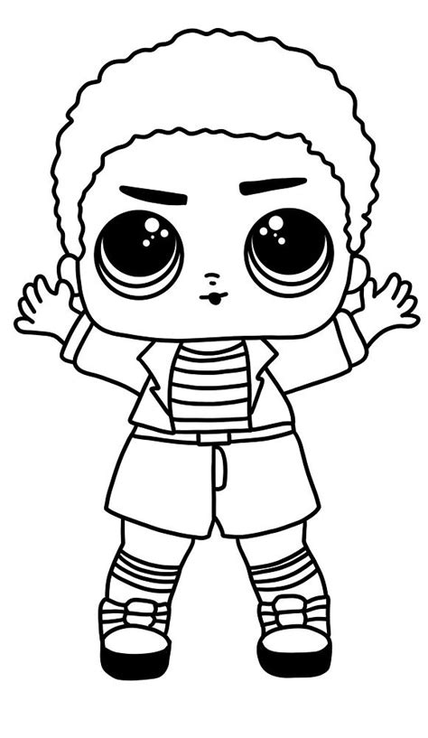 Boy Lol Dolls Coloring Pages And Book For Kids
