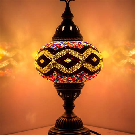 Mosaik Tischlampe Türkische Mosaiklampe Handgearbeitet Orientalische