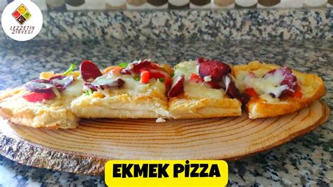 5 DAKİKADA HAZIR KAHVALTILIK TARİF Ekmek Pizza Nasıl Yapılır YouTube