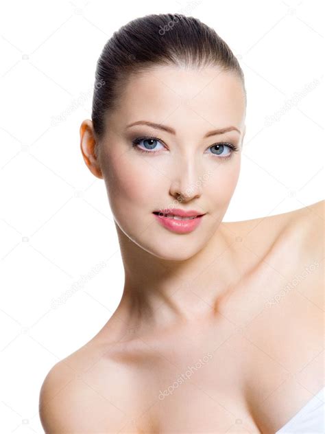 Beautiful Female With Fresh Clean Skin Stock Photo Valuavitaly
