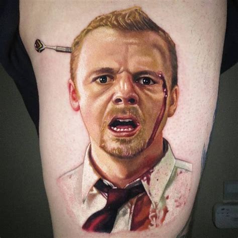 Body Tattoos Simon Pegg Tattoo Artist Carlos Rojas