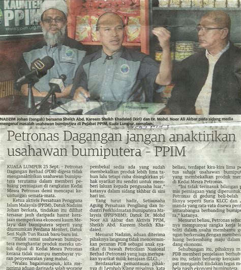 The map created by people like you! Blog Rasmi PEBANK: UTUSAN MALAYSIA - 26/9/2013 - PETRONAS ...