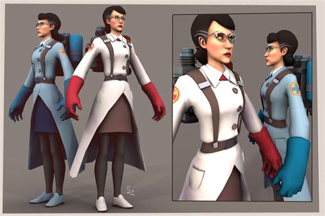 Female Medic Team Fortress 2 Team Fortress Fortress 2