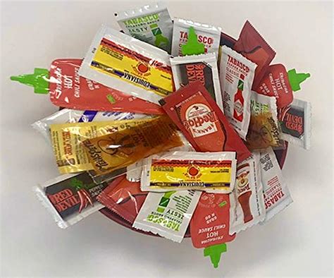 Ultimate Hot Sauce Packet Assortment Receive At Least 8 Different