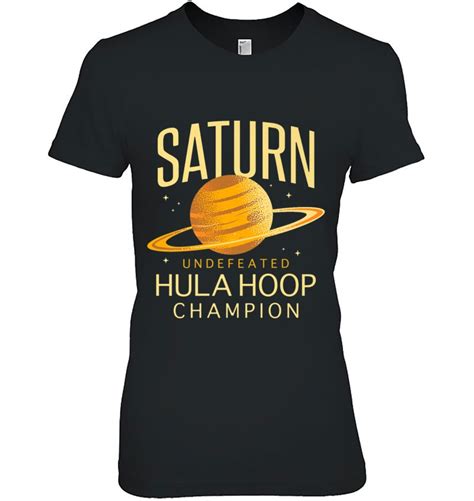 Saturn Undefeated Hula Hoop Champion I Funny Planet Premium