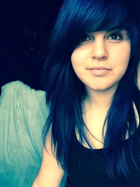 I went from brunette to colorful strands with the help of blue hair dye, by dyeing my hair blue with green at. Best blue black hair color in 2016, amazing photo ...