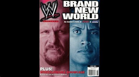 The Rock And John Cena Through Wwe Magazine Covers Wwe