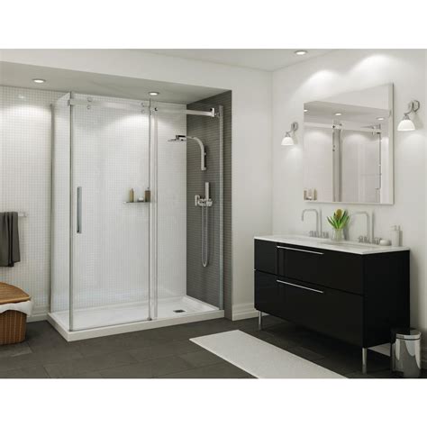 Maax is a leading north american manufacturer of bathroom products: MAAX Halo 34 in. x 60 in. x 79 in. Frameless Corner ...