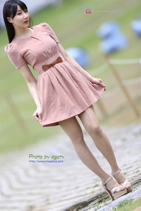 Yeon Da Bin In Beige Dress ~ Cute Girl Asian Girl Korean Girl Japanese Girl Chinese Girl