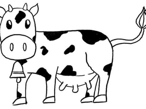 Desenho De Vaca Para Colorir Imagem E Molde E Para Imprimir Artesanato Total