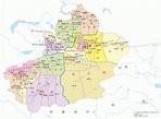 「地圖視界」新疆維吾爾自治區行政區劃沿革（1949~1999） - 每日頭條