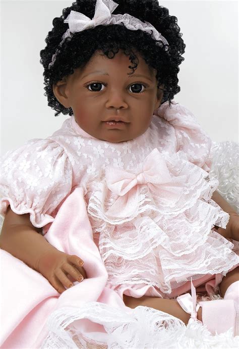 Real Life African American Baby Doll Chantilly Soft Vinyl 20 Inch
