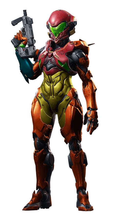 Vale From Halo 5 Recoloured To Varia Suit Colours Metroid