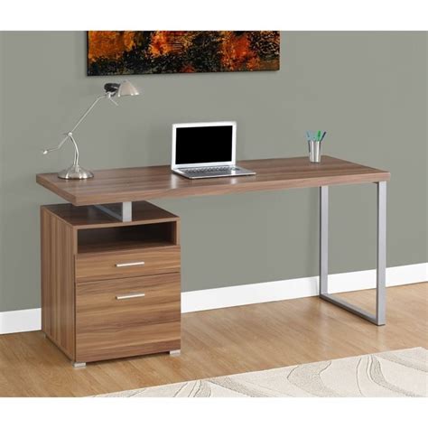 Monarch 60 Computer Desk In Walnut Cymax Business
