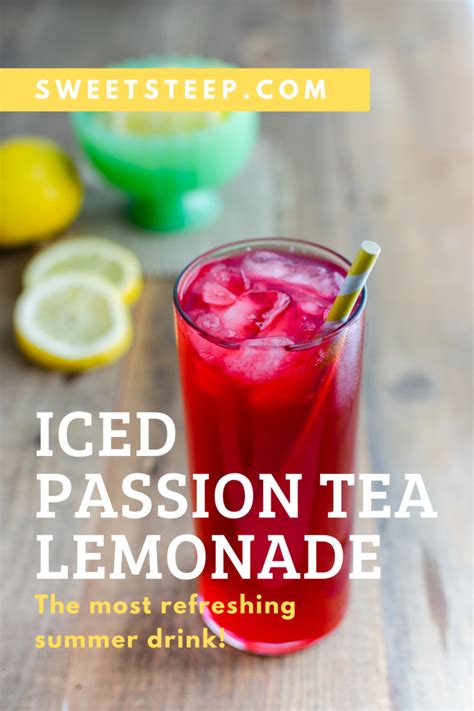 Starbucks Iced Passion Tango Tea Lemonade Recipe Sweet Steep