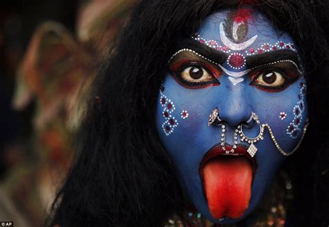 Maha Shivaratri Hindu Festival Sees Revellers Take To Streets Of India And Nepal Daily Mail Online