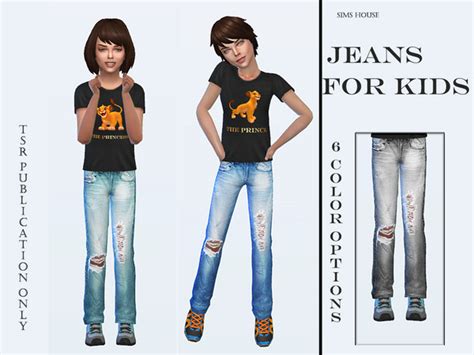 Jeans For Kids By Sims House At Tsr Sims 4 Updates
