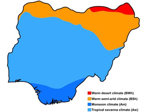 Köppen Climate Classification Of Nigeria 41 Download Scientific