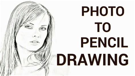 How To Convert A Photo To A Pencil Drawing In Adobe Photoshop Pencil