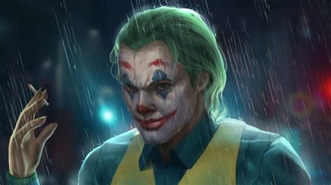 Joker In Rain Wallpaperhd Superheroes Wallpapers4k Wallpapersimages