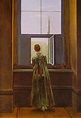 "Donna alla finestra" di Caspar David Friedrich