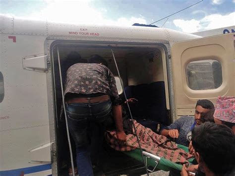 Pregnant Woman Rescued Using Chartered Flight In Bajura The Himalayan