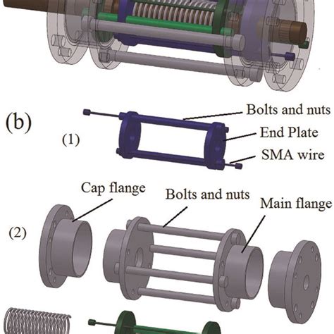 Schematic Of The A Sma Based Damper And B Primary Components Of The