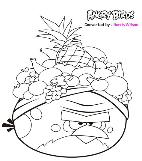 Angry Birds Rio Coloring Pages Team Colors