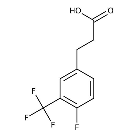 Ácido 3 4 Fluoro 3 Trifluorometilfenil Propiónico 97 Alfa Aesar