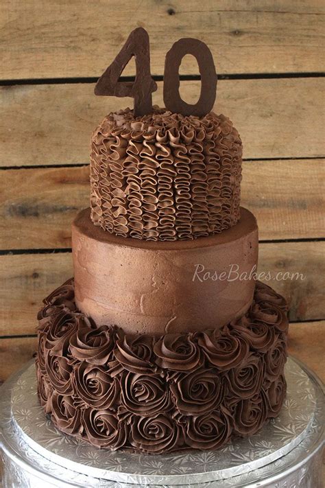 You have a wide variety of kroger birthday cake designs that you can choose from, suitable for boys and girls alike. A Chocolate Chocolate 40th Birthday Cake | 40th birthday ...