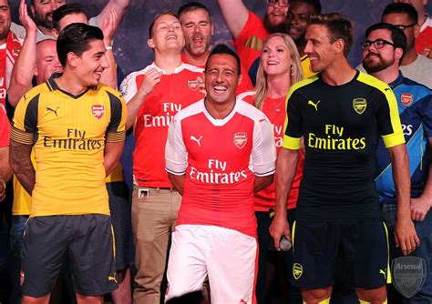 Photos Arsenal Unveil New Away And Third Kits For 201617 Season