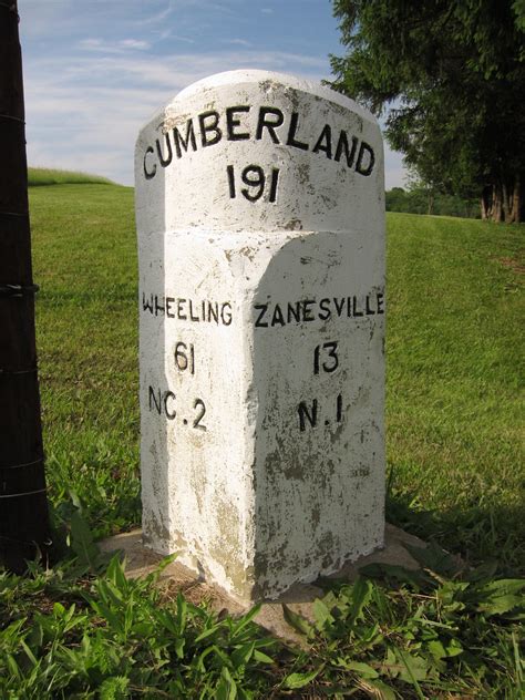 Cumberland 191 Mile Marker On Norwich Rd An Old Alignmen Flickr