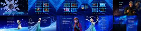 Frozen Dvd Menus By Dakotaatokad On Deviantart