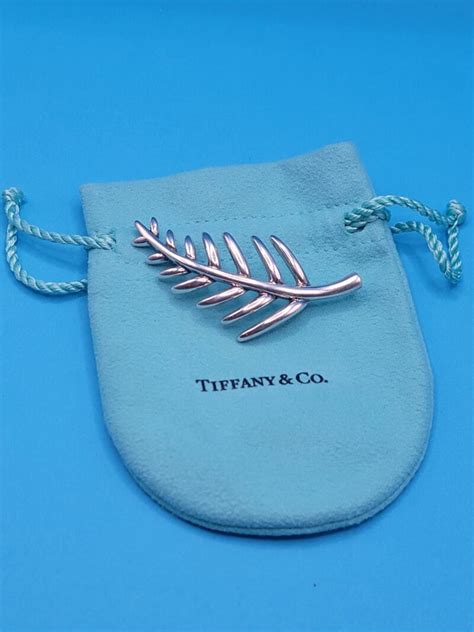 Tiffany And Co Sterling Palm Leaf Pin Sols Jewelry And Loan